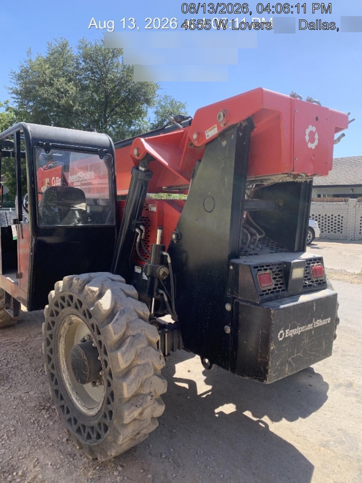 2019 Manitou MTA10055 Canopy, 120 HP, Solid Tires, Work Lights, Lift Hook, Auxiliary Hydraulics 66" Carriage and 60" Forks
