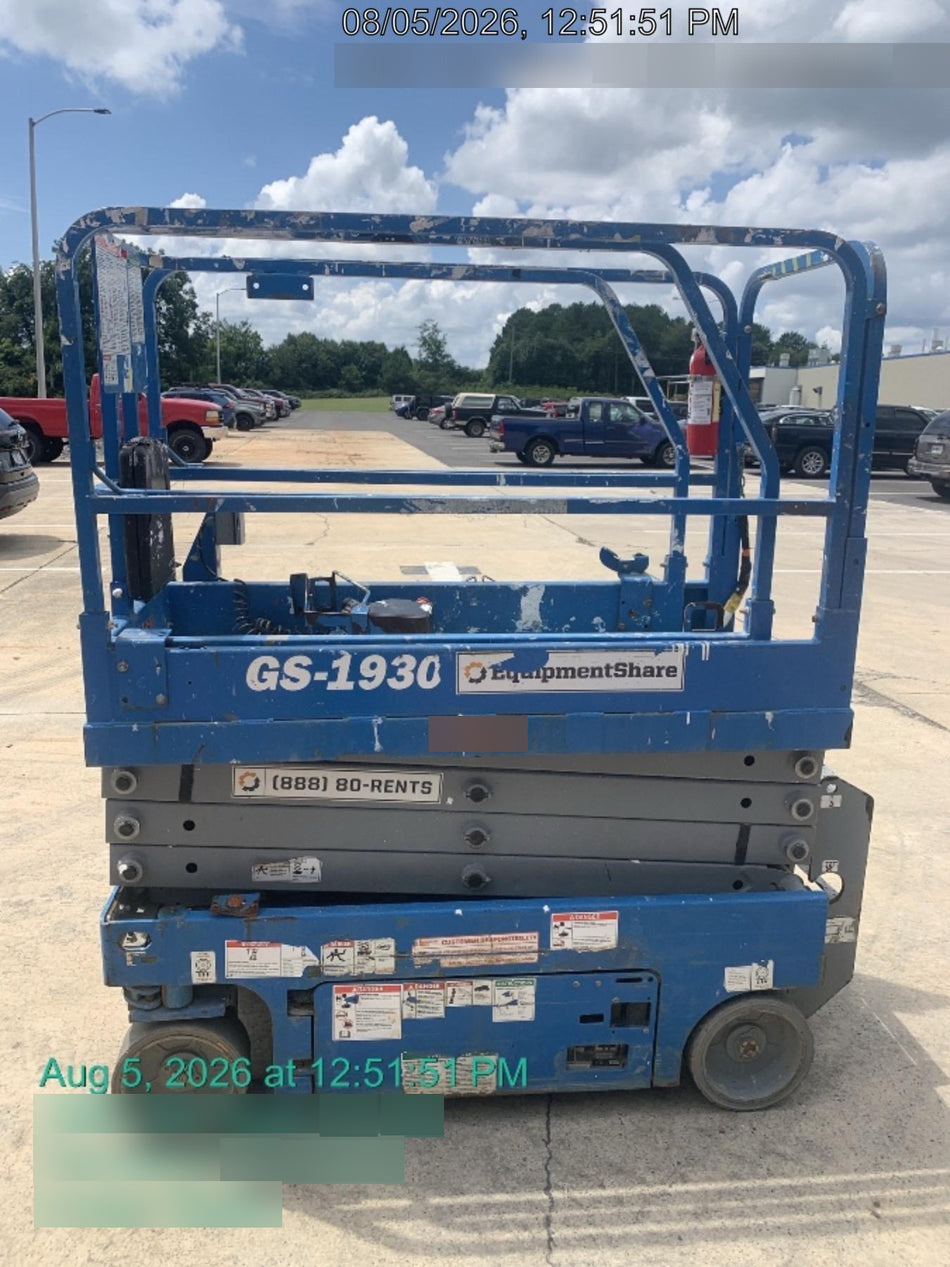 2019 Genie GS-1930 Fixed Rails with Chain Entry