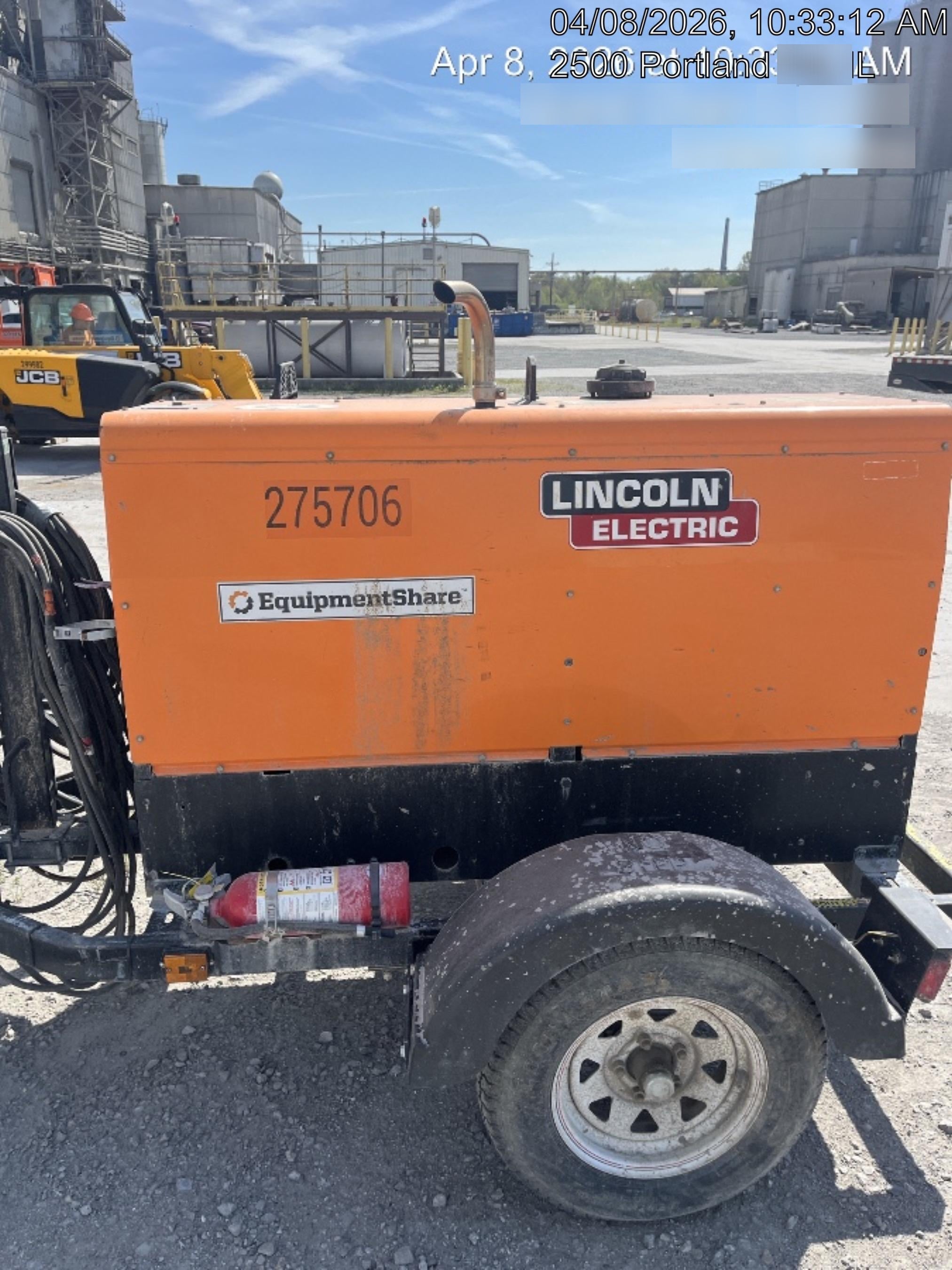 2022 Lincoln Electric LE400 Kubota V1505, Trlr, Cable Rack, Light Kit, ES Decals, T3