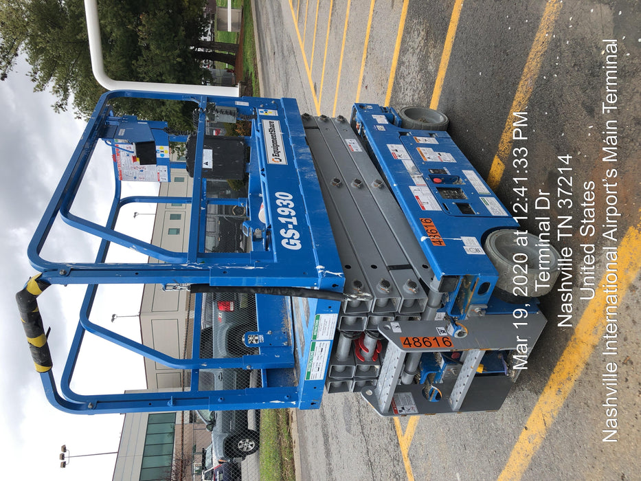 2019 Genie GS-1930 Fixed Rails with Chain Entry