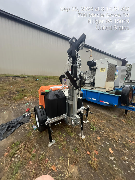 2024 Wanco WLTT-4MM4K Diesel, Deep Sea Controller, Shore Power Plug, Auto Start, (4) 350W LED Floodlights, 4kW Generator, 60 Gal Fuel Tank, 2" Ball, T3