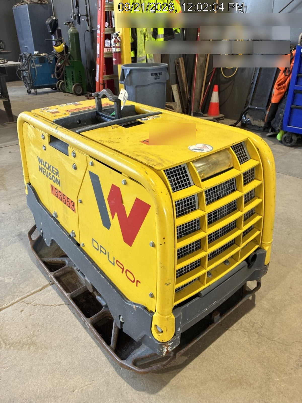 2021 Wacker Neuson DPU90r Vibration plate DPU 90rLem770