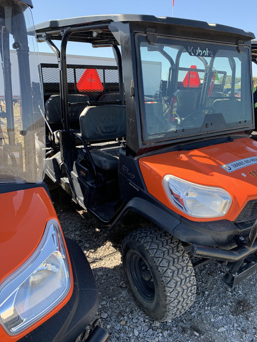 Kubota RTV-X1140W-H 4WD, LED Strobe, Windshield Acrylic Clear, Plastic Canopy, Wire Harness Kit, Backup Alarm