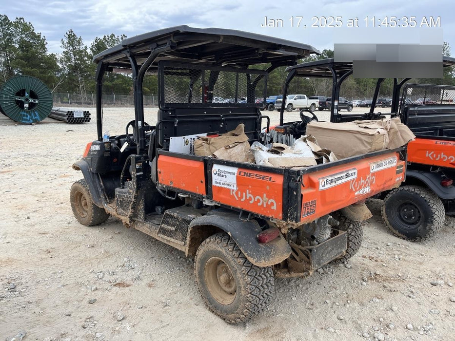 2022 Kubota RTV-X1140W-H Plastic Canopy, Windshield Acrylic Clear, LED Strobe Light, Wire Harness Kit, Back up Alarm