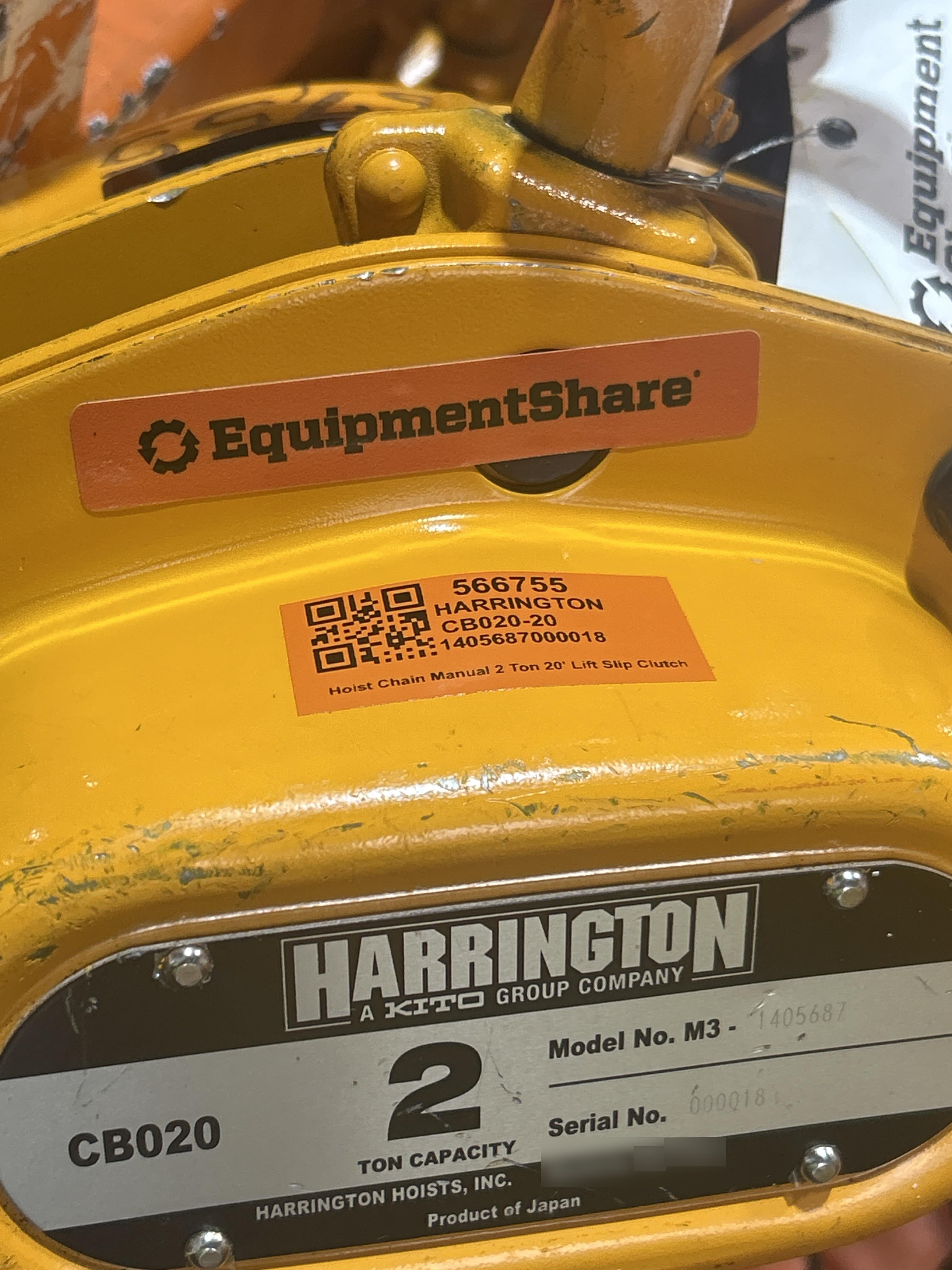 2025 HARRINGTON CB020-20