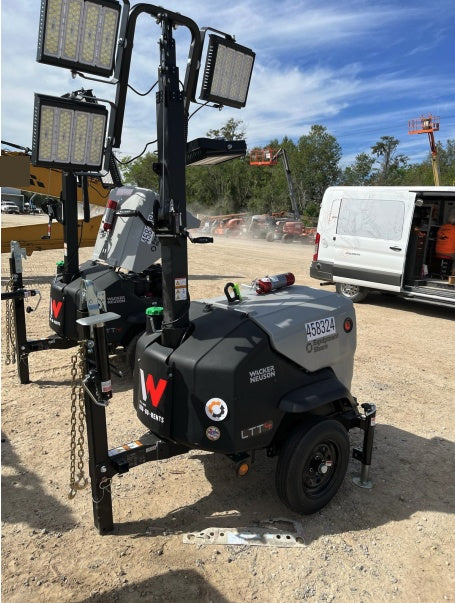 2024 Wacker Neuson LTT4 Diesel, Kohler KDW702, Deep Sea Controller, Auto Start, LED 320W, Bypass Outlet, T3