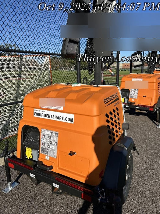 2023 Generac MLT2 Diesel, Flex Switch 120V Input, Powerzone Controller, (4) 320W LED Lights, 4kW Generator, 39.9 Gal Fuel Tank, 2" Ball, T3