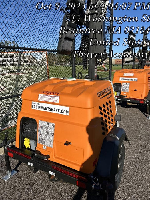 2023 Generac MLT2 Diesel, Flex Switch 120V Input, Powerzone Controller, (4) 320W LED Lights, 4kW Generator, 39.9 Gal Fuel Tank, 2" Ball, T3