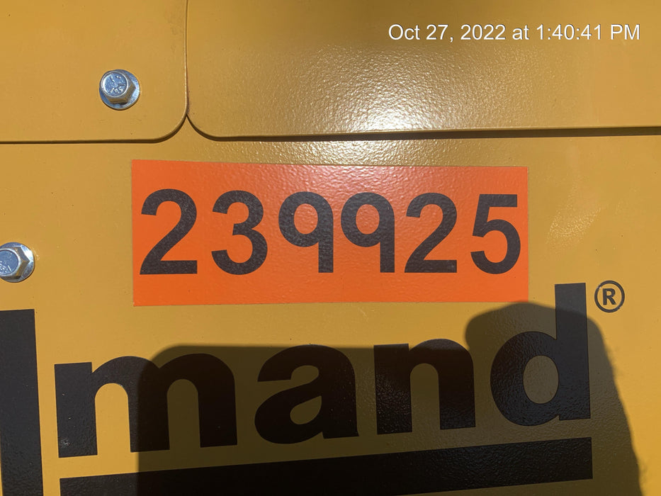 2022 Allmand NLV3GR (4) LED Light Fixture 350W, 23' Vertical Mast, 3kW Prime, Towable, Deep Sea L401, Leveling Jacks, Yanmar T4F 5.8hp