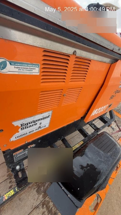 2021 Lincoln Electric Vantage 322 Vantage 322 Ready Pak 3 w/ Decals, ORANGE (includes trailer, cable rack, fender light kit) NO Telematics