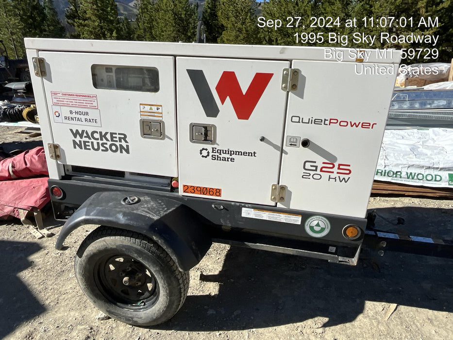 2022 WACKER NEUSON G25