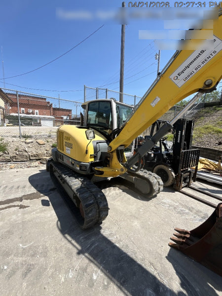 Wacker Neuson ET90 Cab, Long Dipperstick, Track, Bucket