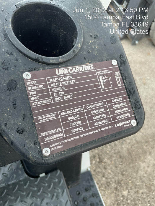 2022 UNICARRIER MAP1F2A25DV