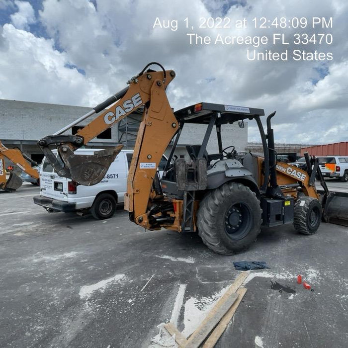 2017 Case 580N EP STANDARD HOE, ROPS, PILOT CONTROLS, AUX HYD