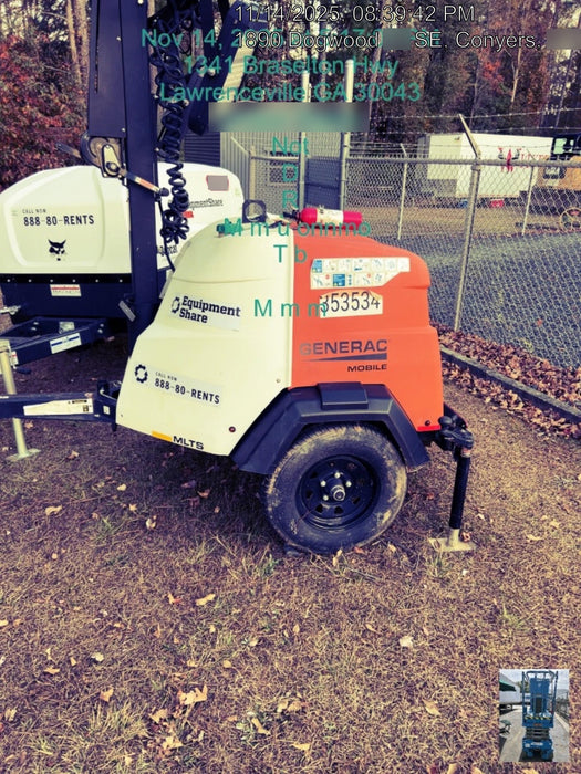 2023 Generac MLT2 Diesel, Flex Switch 120V Input, Powerzone Controller, (4) 320W LED Lights, 4kW Generator, 39.9 Gal Fuel Tank, 2" Ball, T3