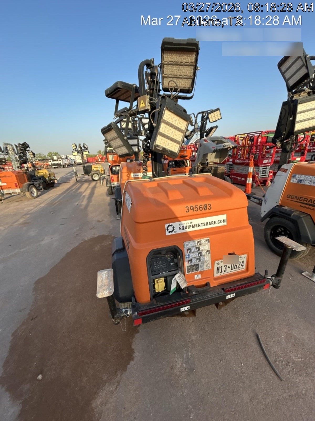 2024 Generac MLT2 Diesel, Flex Switch 120V Input, Powerzone Controller, 
(4) 320W LED Lights, 4kW Generator, 39.9 Gal Fuel Tank, 2" Ball, T3