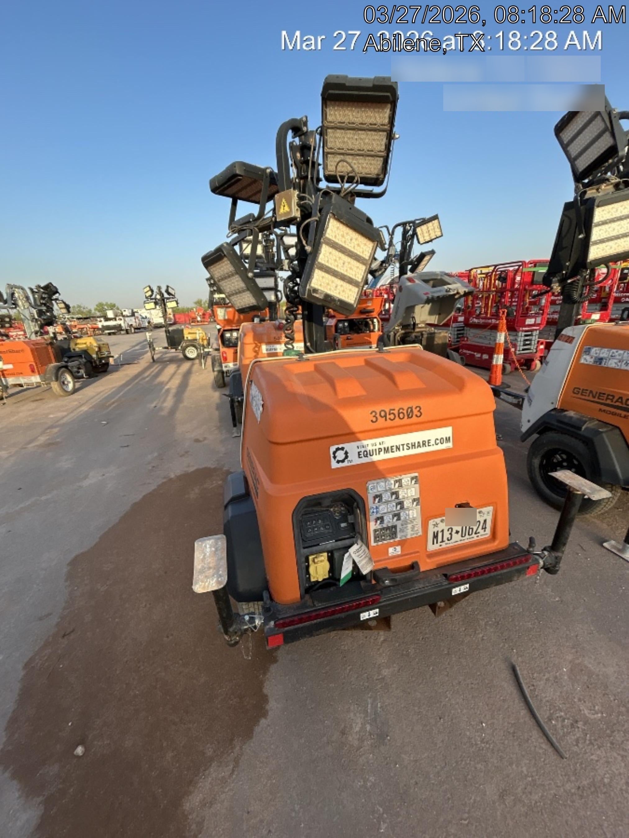 2024 Generac MLT2 Diesel, Flex Switch 120V Input, Powerzone Controller, 
(4) 320W LED Lights, 4kW Generator, 39.9 Gal Fuel Tank, 2" Ball, T3