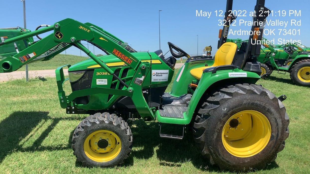 2021 JOHN DEERE 3038E