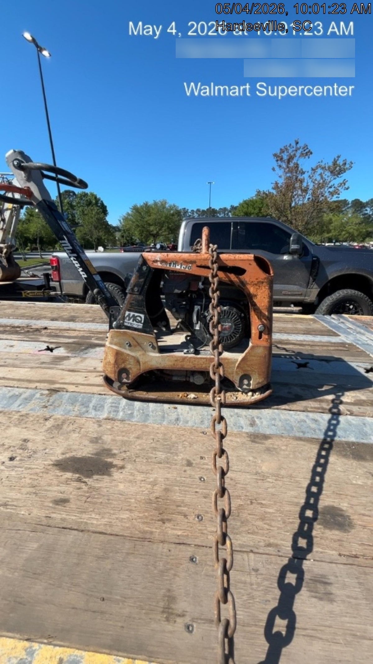 2023 Multiquip MVH158 Honda GX200, 17" Plate, Gas