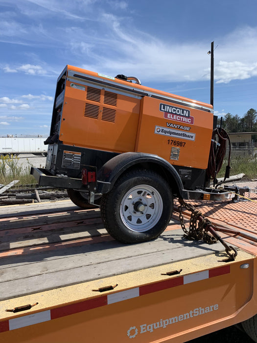 2021 Lincoln Electric Vantage 322 Vantage 322 Ready Pak 3 w/ Decals, ORANGE (includes trailer, cable rack, fender light kit) NO Telematics