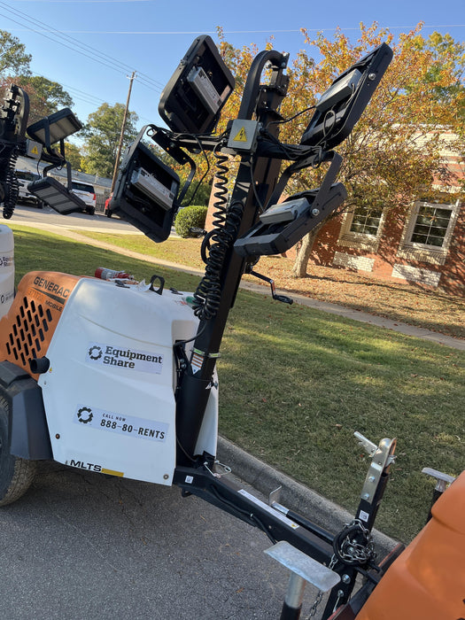 2023 Generac MLT2 Diesel, Flex Switch 120V Input, Powerzone Controller, 
(4) 320W LED Lights, 4kW Generator, 39.9 Gal Fuel Tank, 2" Ball, T3