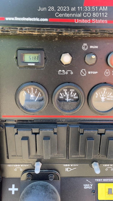 2022 Lincoln Electric LE400 Kubota V1505, Trlr, Cable Rack, Light Kit, ES Decals, T3