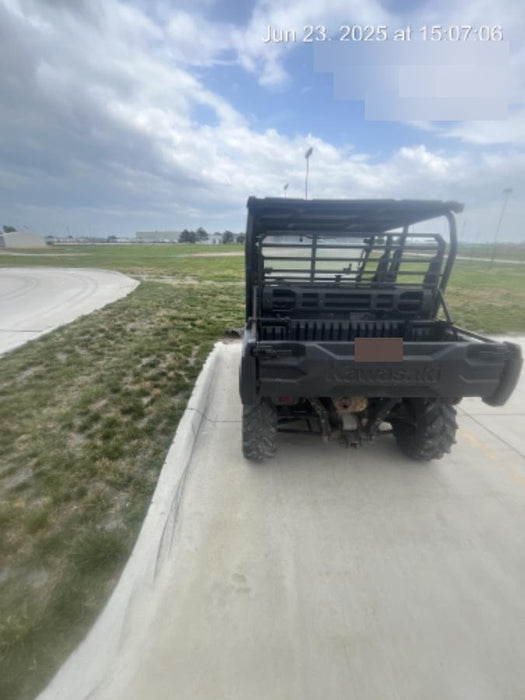 2019 Kawasaki Mule PRO-DXT Standard Options, Backup Alarm, Beacon, Plastic Hard Top, Poly Windshield, Horn Kit