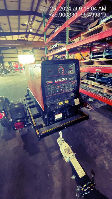 2022 Lincoln Electric LE400 Kubota V1505, Trlr, Cable Rack, Light Kit, ES Decals, T3