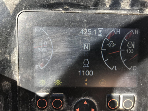 2019 Manitou MTA8044 74hp T4F, Cab/Heat/Air, Cab and Boom LED work lights, Auxiliary Hydraulics, Solid Tires, Amber strobe, Lift Hook 66" Carriage, 60" Forks