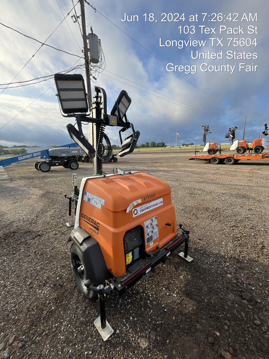 2023 Generac MLT2 Diesel, Flex Switch 120V Input, Powerzone Controller, 
(4) 320W LED Lights, 4kW Generator, 39.9 Gal Fuel Tank, 2" Ball, T3