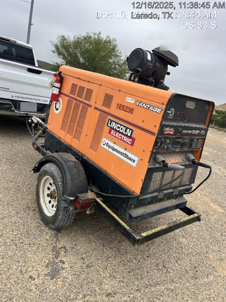 2021 Lincoln Electric Vantage 549X Ready Pak 3, ORANGE (includes trailer, cable rack, fender light kit)