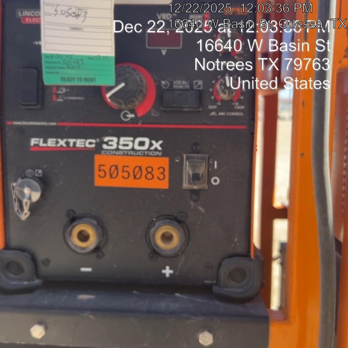 2025 LINCOLN ELECTRIC FLEXTEC 350X