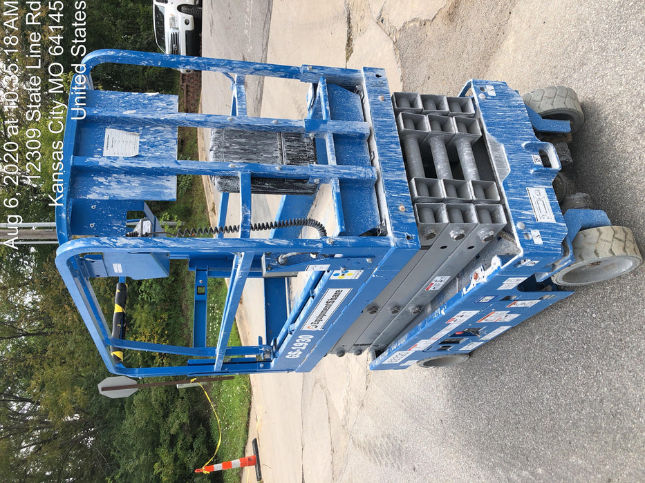 2020 Genie GS-1930 Solid Non Marking Tires, Beacon, Folding rails with half height swing gate