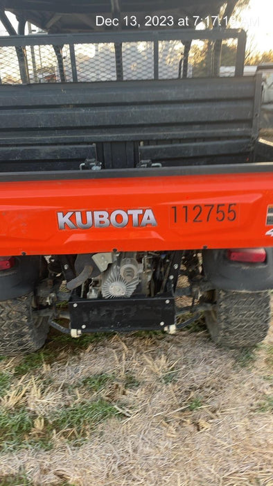 2020 Kubota RTV-X1140 4 - Seat UTV, 4WD, Canopy, Standard Rental Specs