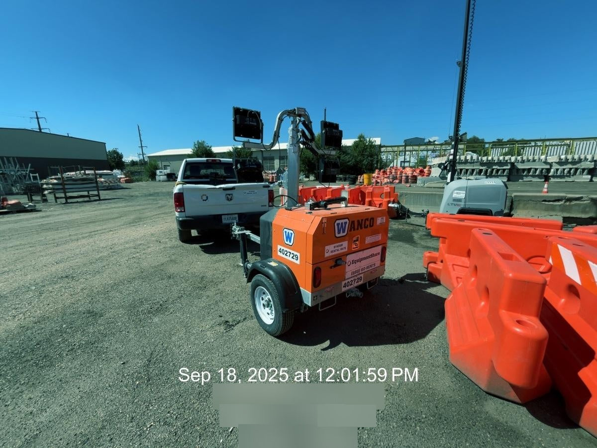 2024 Wanco WLTT-4MM4K Diesel, Deep Sea Controller, Shore Power Plug, Auto Start, (4) 350W LED Floodlights, 4kW Generator, 60 Gal Fuel Tank, 2" Ball, T3
