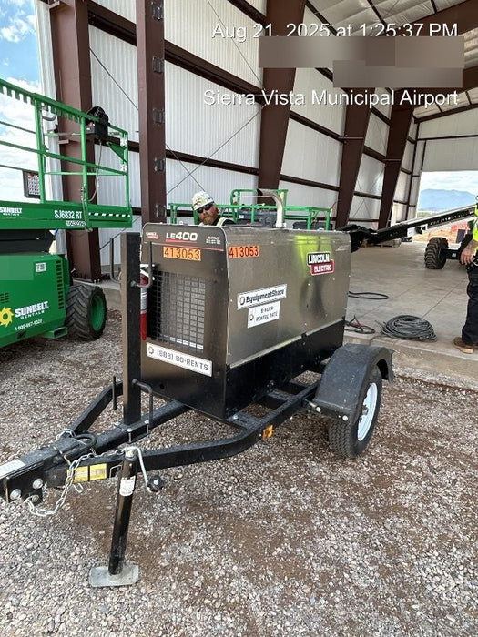 2024 Lincoln Electric LE400 Kubota V1505, Trlr, Cable Rack, Light Kit, ES Decals, T3