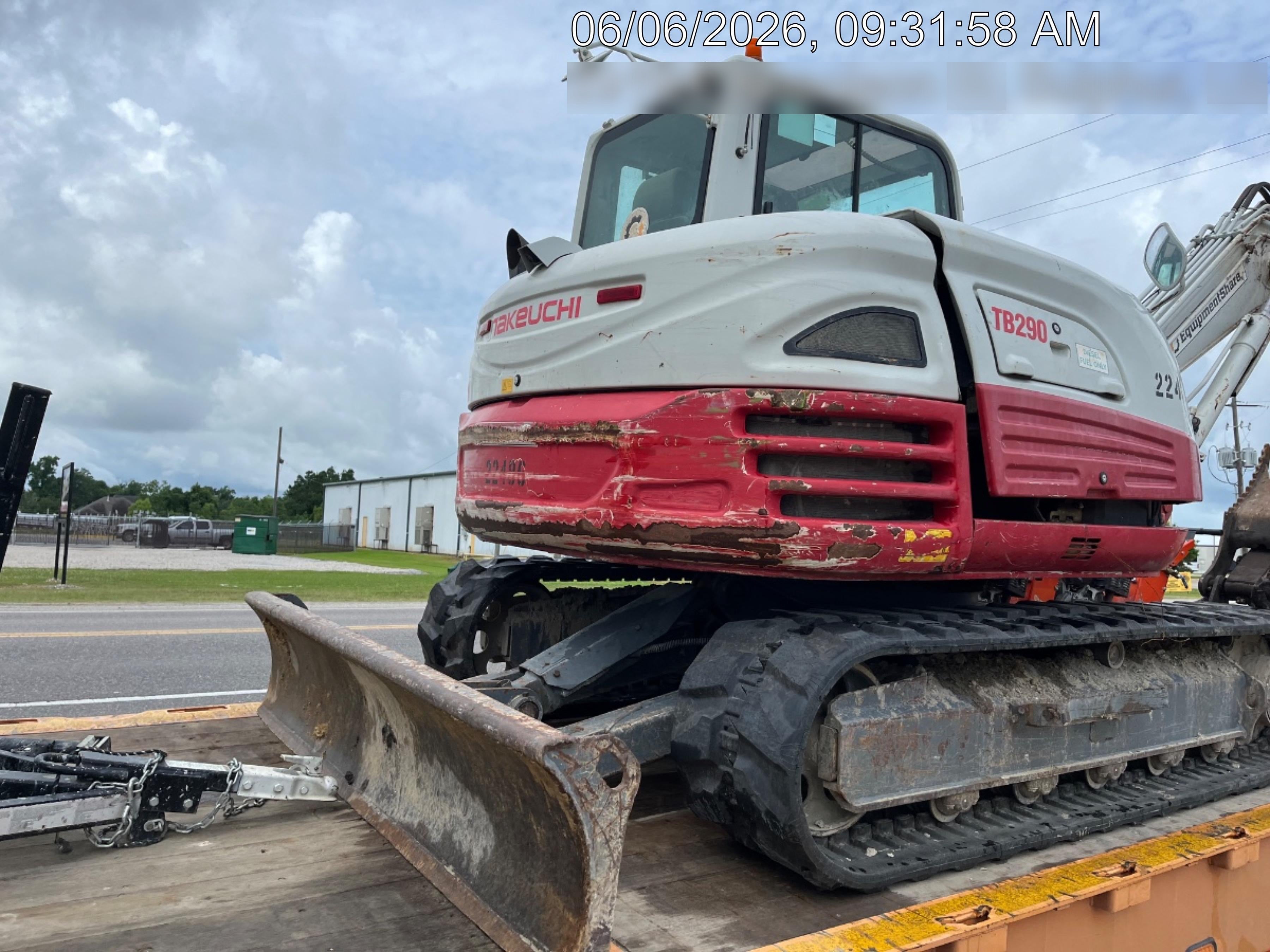 2019 Takeuchi TB290 Takeuchi TB290 Cab/Heat/AC w/Rubber Tracks, Auxiliary Hydraulics, Dozer Blade, Manual QC