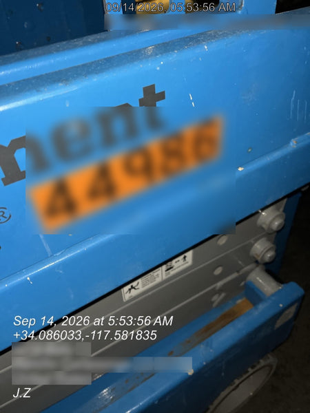 2019 Genie GS-1930 Fixed rails with chain Entry