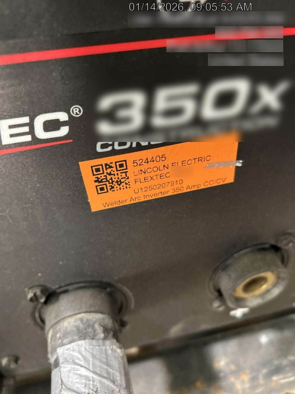 2025 LINCOLN ELECTRIC FLEXTEC 350X