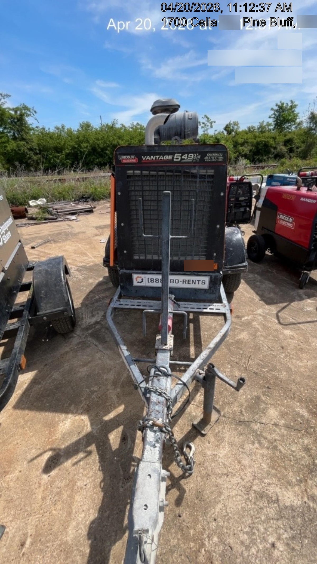 2022 Lincoln Electric Vantage 549X VANTAGE 549X READY-PAK 3