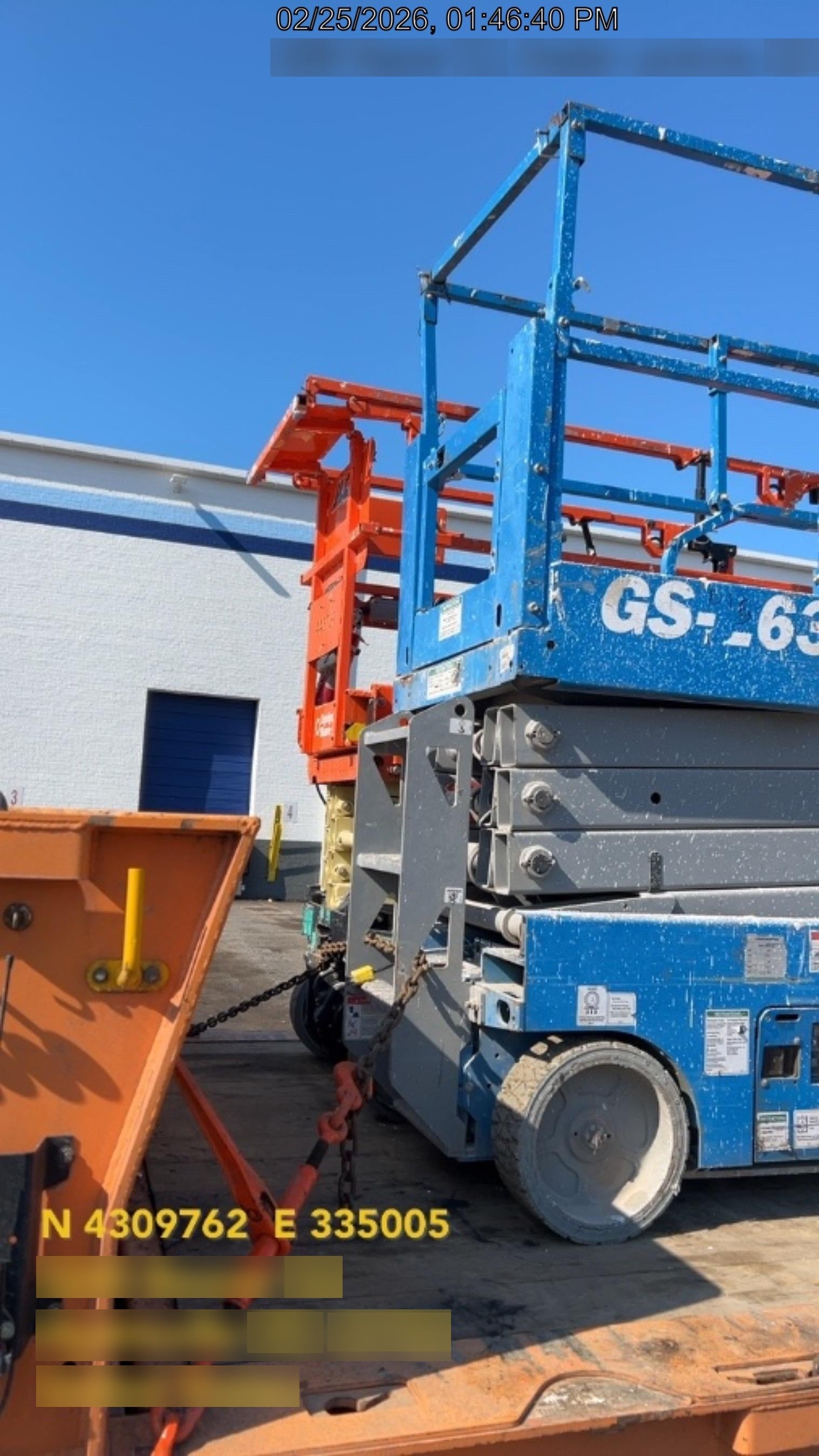 2020 Genie GS-2632 Solid NM Tires, Folding Rails with Half-Height Swing Gate, Beacon