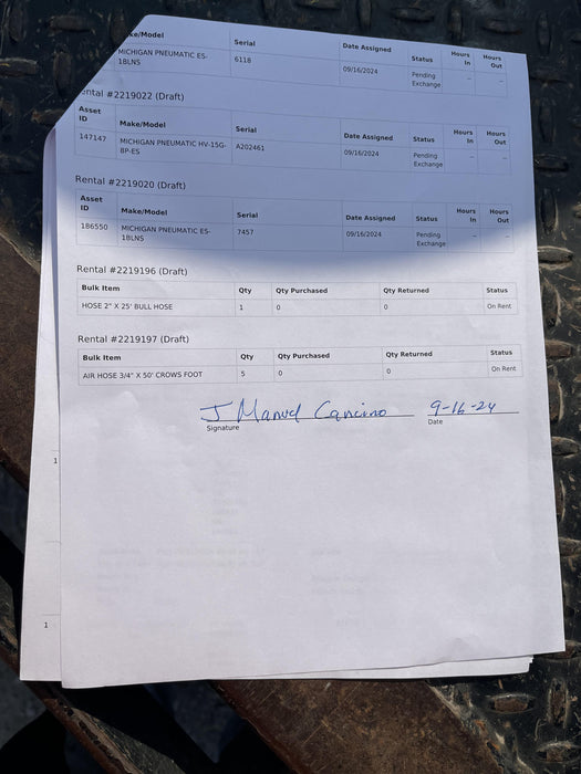 2022 MICHIGAN PNEUMATIC ES-1BLNS