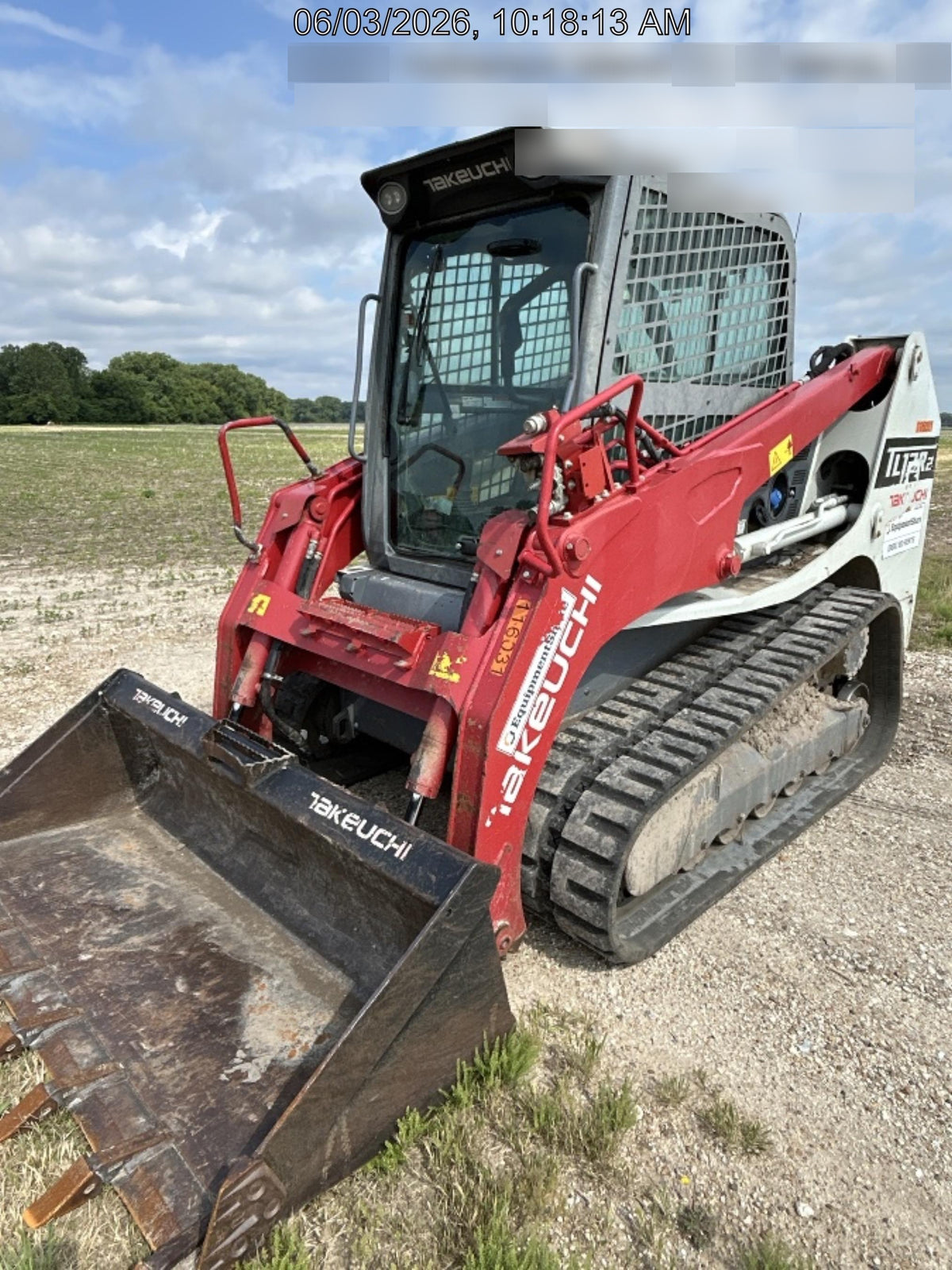 2020 Takeuchi TL12R2-CRR Cab/Heat/Air, Hydraulic QC, Ride Control