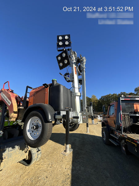 2024 Wanco WLTT-4MM4K Diesel, Deep Sea Controller, Shore Power Plug, Auto Start, (4) 350W LED Floodlights, 4kW Generator, 60 Gal Fuel Tank, 2" Ball, T3