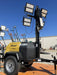 2022 Allmand NLV3GR (4) LED Light Fixture 350W, 23' Vertical Mast, 3kW Prime, Towable, ES Decals, T3