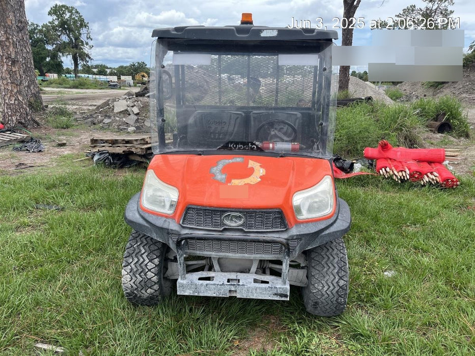 2019 Kubota RTV-X900 4wd Utility Cart, LED Strobe, Windshield Tempered Glass, Plastic Canopy, Backup Alarm