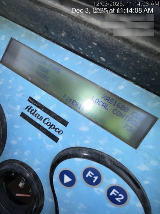 2022 ATLAS COPCO 1600CD6 Tier 3 Reman