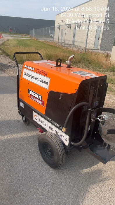 2024 Lincoln Electric Ranger 305 LPG Ranger 305 LPG, Undercarriage, Tank Holder & Strap, 10kw AC Gen, 25hp Kohler LPG Eng