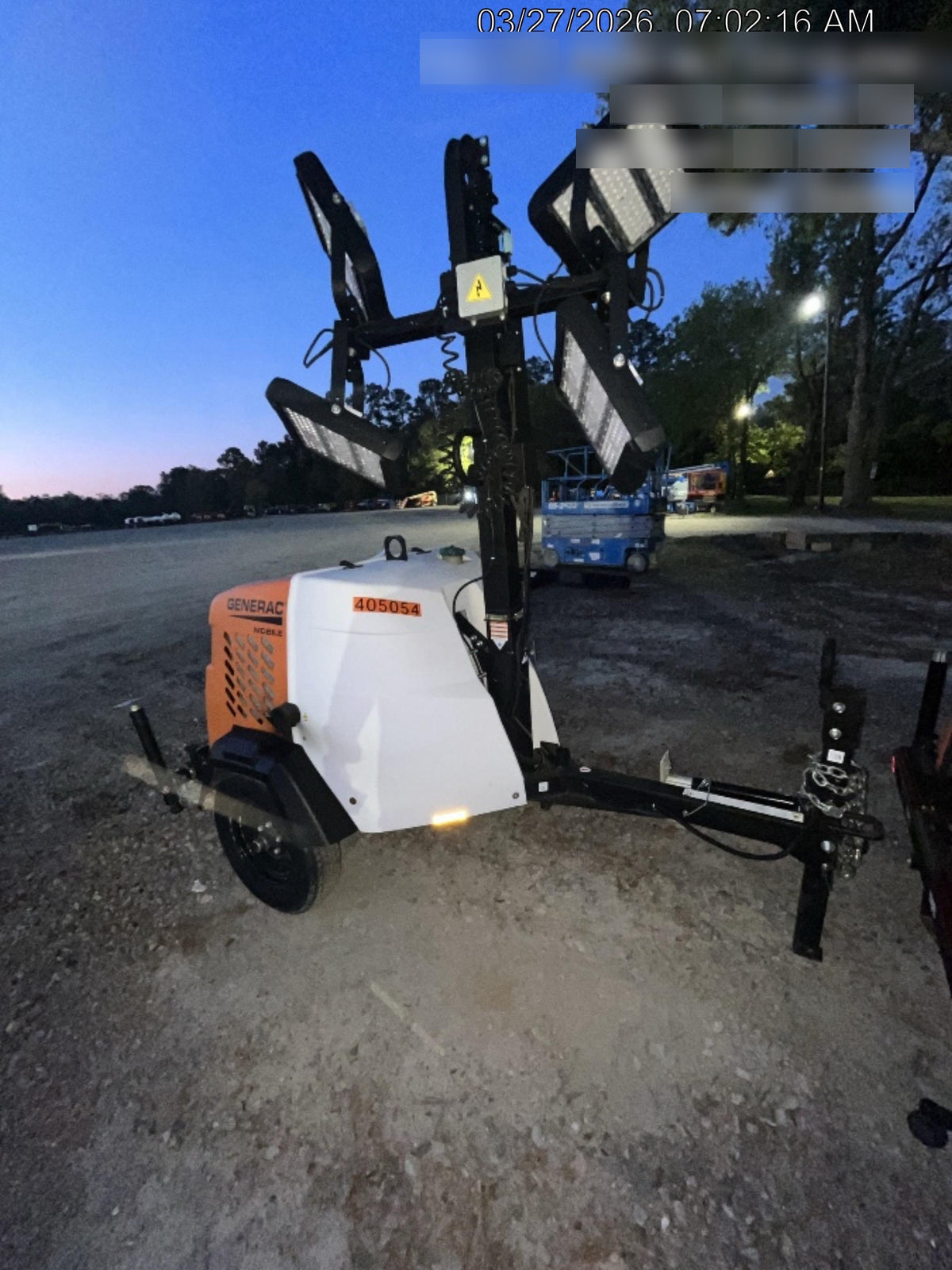 2024 Generac MLT6SKDS-STD4 ELEC WINCH Diesel, Electric Winch Mast, Powerzone Controller, (4) 320W LED Lights, 4kW Generator, 39.9 Gal Fuel Tank, 2" Ball, T3