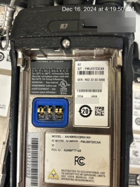 2023 MOTOROLA R7 NON-DISPLAY